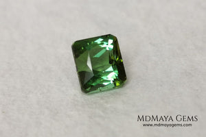 Amazing Green Tourmaline, octagon cut, 1.19 ct. This natural gemstone shows a vivid green color, its behavior under the light is very good, always bright and full of life, and the best its price. Don't miss it!.
