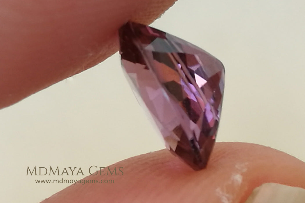 Purple Red Spinel Oval cut 1.66 ct
