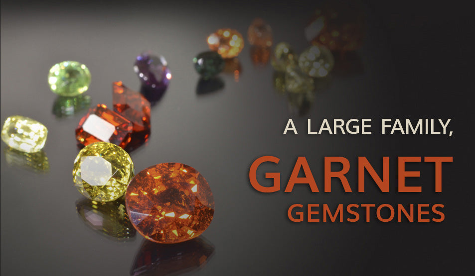 Blind tillid abstraktion den første Garnet Gemstone, A Large Colorful Family - MdMaya Gems