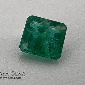 0.75 ct Natural Zambian Emerald – Certified Vivid Green Octagon