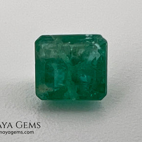 0.75 ct Natural Zambian Emerald – Certified Vivid Green Octagon