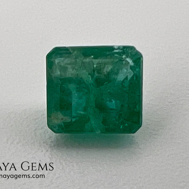 0.75 ct Natural Zambian Emerald – Certified Vivid Green Octagon