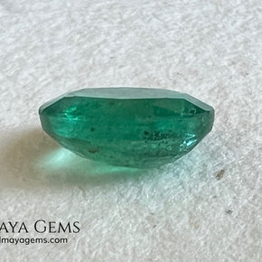 1.30 ct Natural Zambian Emerald – Vivid Green Oval