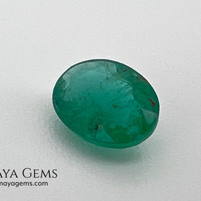 1.30 ct Natural Zambian Emerald – Vivid Green Oval