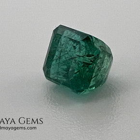 1.65 ct Natural Zambian Emerald – Vivid Green Emerald Cut