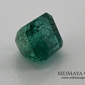 1.65 ct Natural Zambian Emerald – Vivid Green Emerald Cut