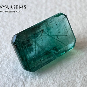 2.00 ct Natural Zambian Emerald – Vivid Green Emerald Cut