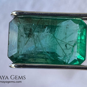 2.00 ct Natural Zambian Emerald – Vivid Green Emerald Cut