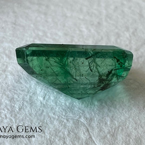2.00 ct Natural Zambian Emerald – Vivid Green Emerald Cut