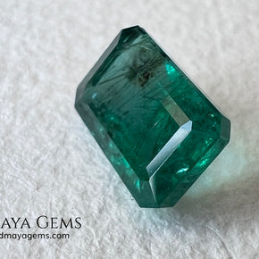 2.00 ct Natural Zambian Emerald – Vivid Green Emerald Cut