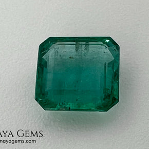 2.01 ct Zambian Emerald – Certified Vibrant Green Square