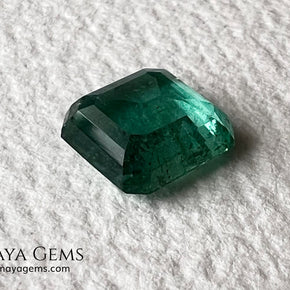2.01 ct Zambian Emerald – Certified Vibrant Green Square