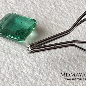 2.01 ct Zambian Emerald – Certified Vibrant Green Square