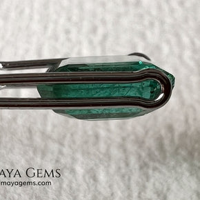 2.01 ct Zambian Emerald – Certified Vibrant Green Square