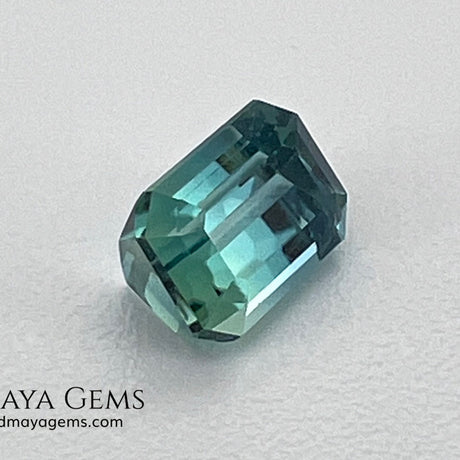 Bicolor Tourmaline 0.96 ct – Blue Green Elegance