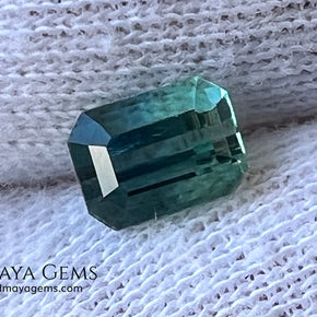 Bicolor Tourmaline 0.96 ct – Blue Green Elegance
