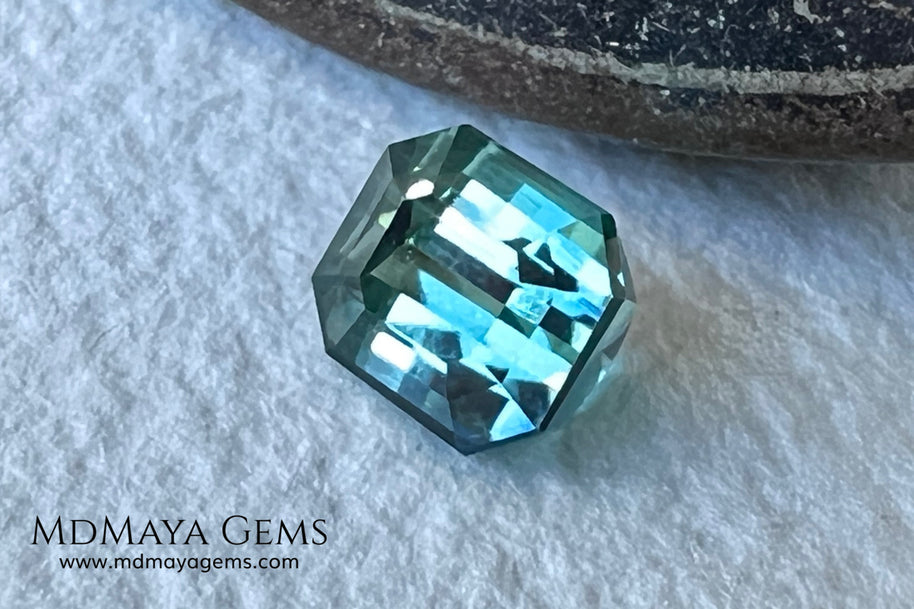 Bicolor Tourmaline 1.02 ct – Blue Green Afghan Gem