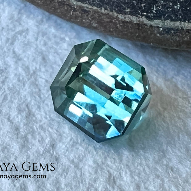 Bicolor Tourmaline 1.02 ct – Blue Green Afghan Gem