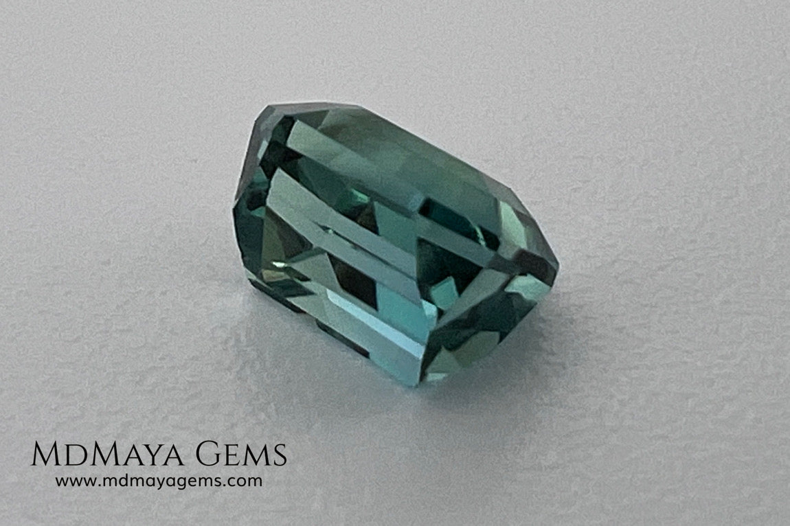 Bicolor Tourmaline 1.02 ct – Blue Green Afghan Gem