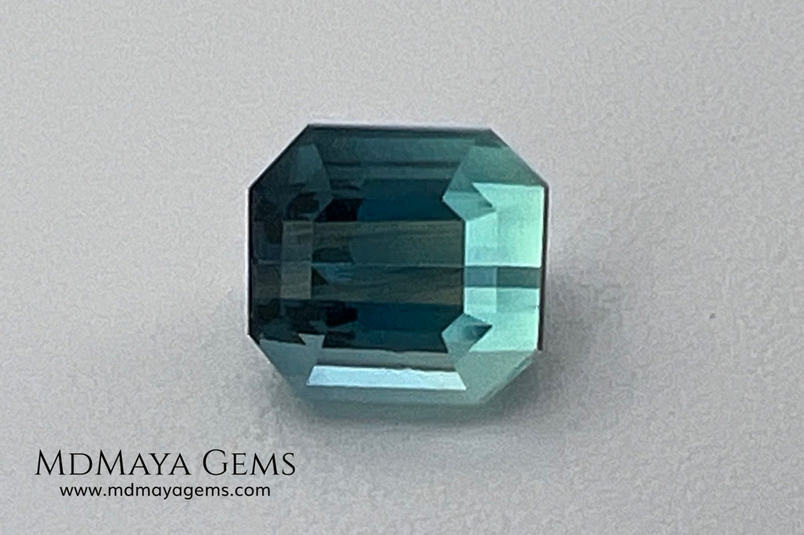 Bicolor Tourmaline 1.02 ct – Blue Green Afghan Gem