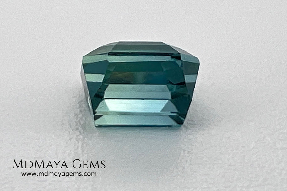 Bicolor Tourmaline 1.02 ct – Blue Green Afghan Gem