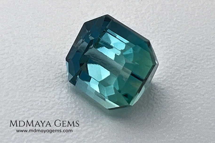 Bicolor Tourmaline 1.02 ct – Blue Green Afghan Gem