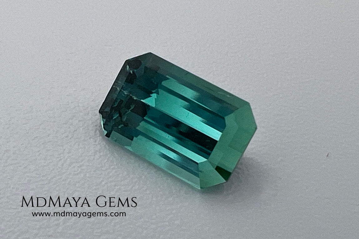 Bicolor Tourmaline 1.10 ct – Blue Green Collector’s Gem