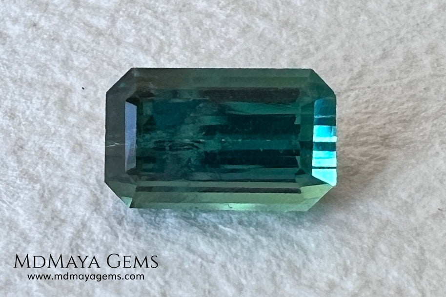 Bicolor Tourmaline 1.55 ct – Blue Green Afghan Gem
