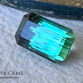 Bicolor Tourmaline 1.55 ct – Blue Green Afghan Gem