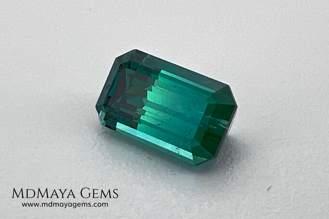 Bicolor Tourmaline 1.55 ct – Blue Green Afghan Gem