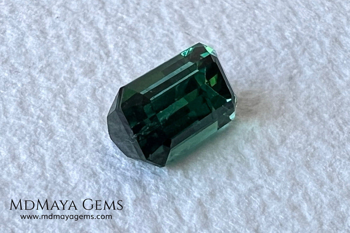 Bicolor Tourmaline 1.55 ct – Blue Green Afghan Gem