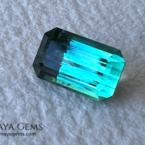 Bicolor Tourmaline 1.55 ct – Blue Green Afghan Gem