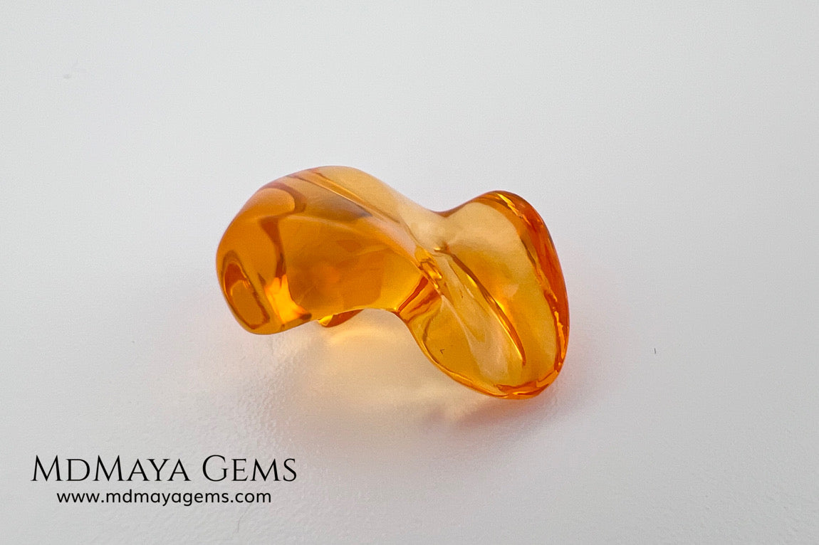 5.04 ct Mexican Fire Opal – Freeform Sculptural Gemstone