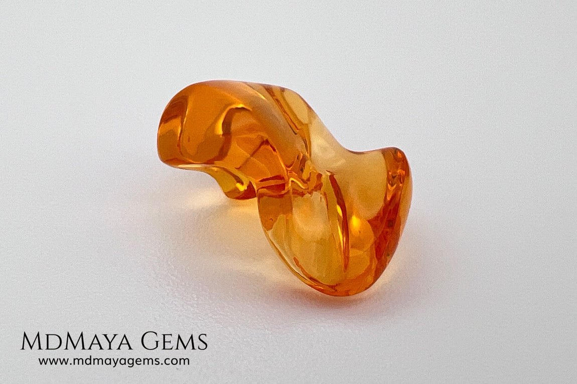 5.04 ct Mexican Fire Opal – Freeform Sculptural Gemstone