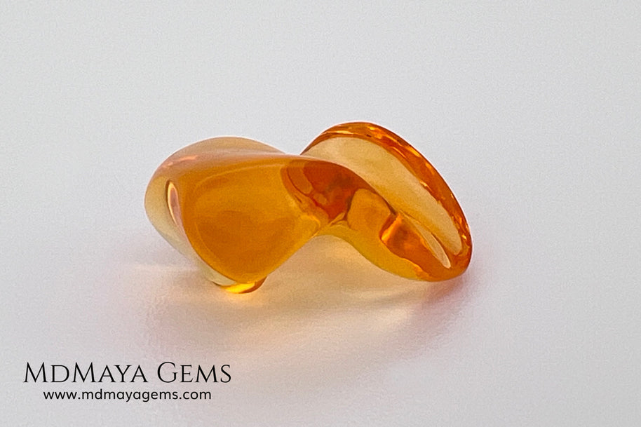 5.04 ct Mexican Fire Opal – Freeform Sculptural Gemstone