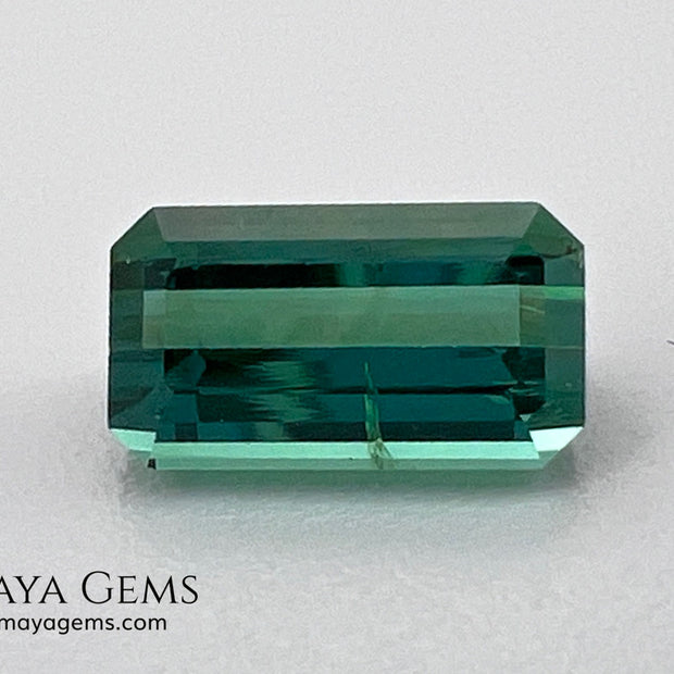 Natural Green Tourmaline 1.80 ct – Emerald Cut Afghan Gemstone