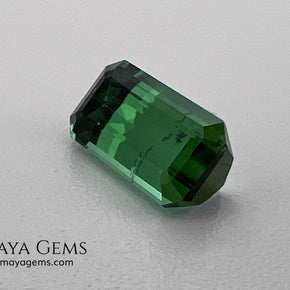 Natural Green Tourmaline 1.80 ct – Emerald Cut Afghan Gemstone