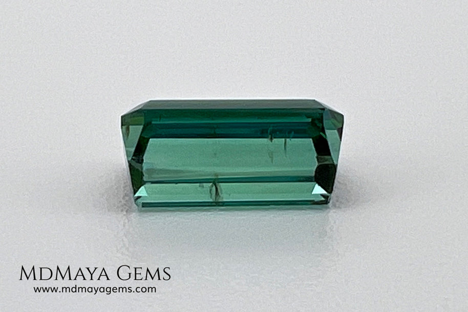 Natural Green Tourmaline 1.80 ct – Emerald Cut Afghan Gemstone