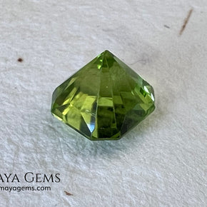 3.02 ct Octagon Peridot – Vivid Strongly Yellowish Green from Pakistan