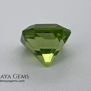 3.02 ct Octagon Peridot – Vivid Strongly Yellowish Green from Pakistan