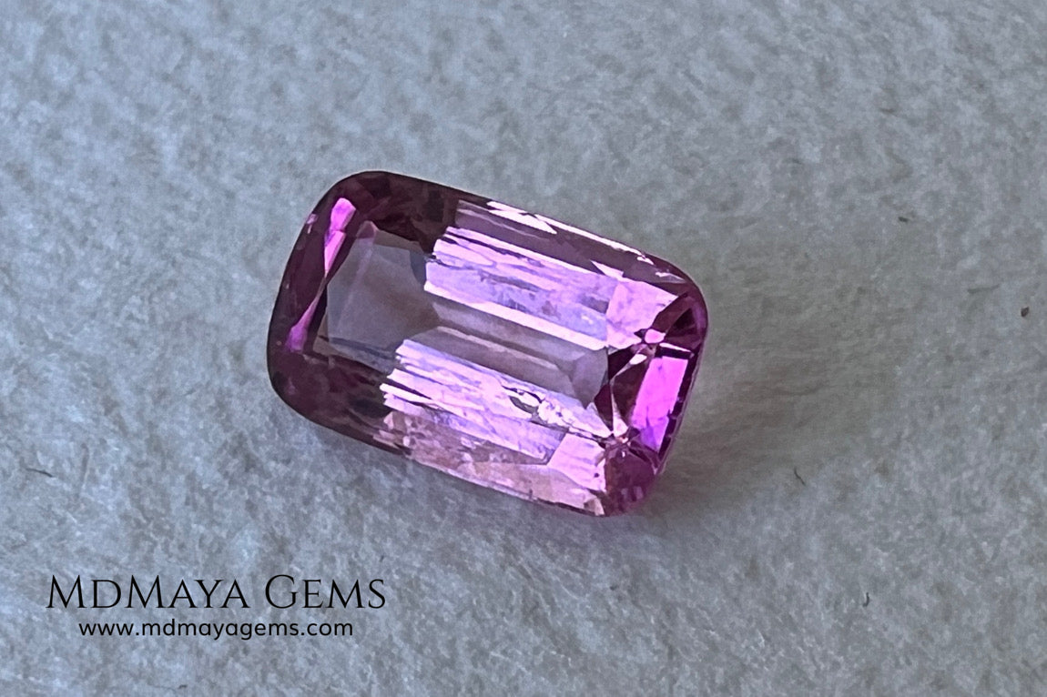 Pink Tourmaline 1.93 ct – Cushion Cut, Bright & Lively