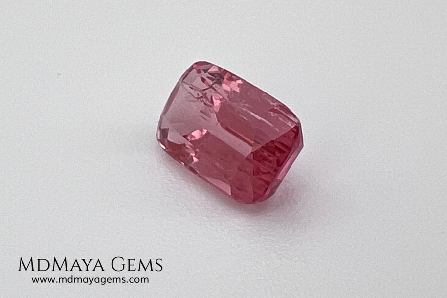 Pink Tourmaline 1.93 ct – Cushion Cut, Bright & Lively