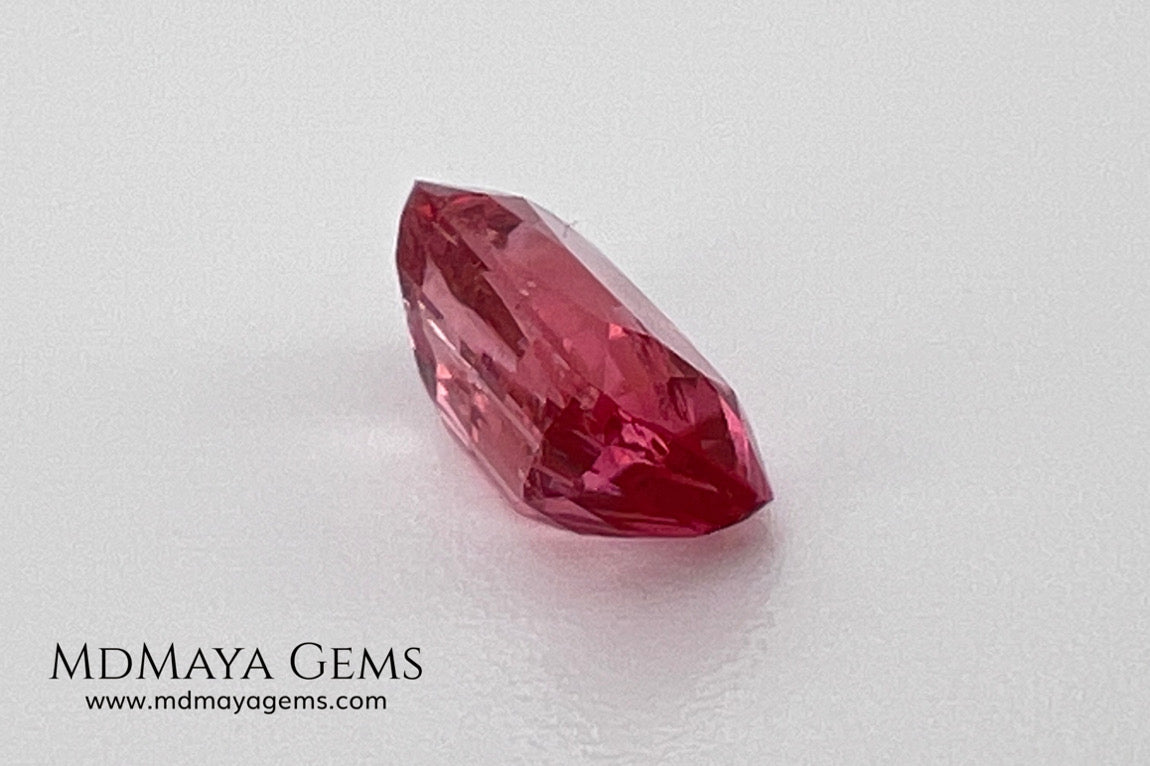 Pink Tourmaline 1.93 ct – Cushion Cut, Bright & Lively