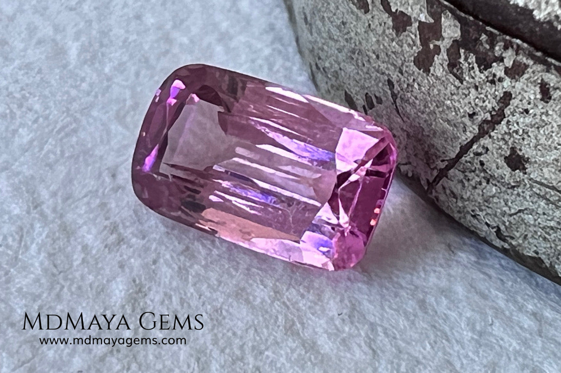 Pink Tourmaline 1.93 ct – Cushion Cut, Bright & Lively