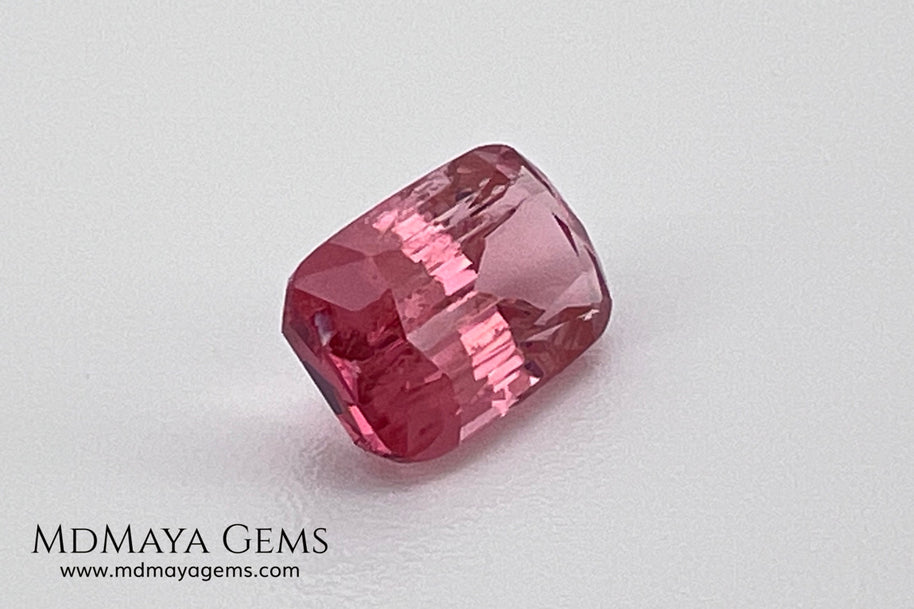 Pink Tourmaline 1.93 ct – Cushion Cut, Bright & Lively