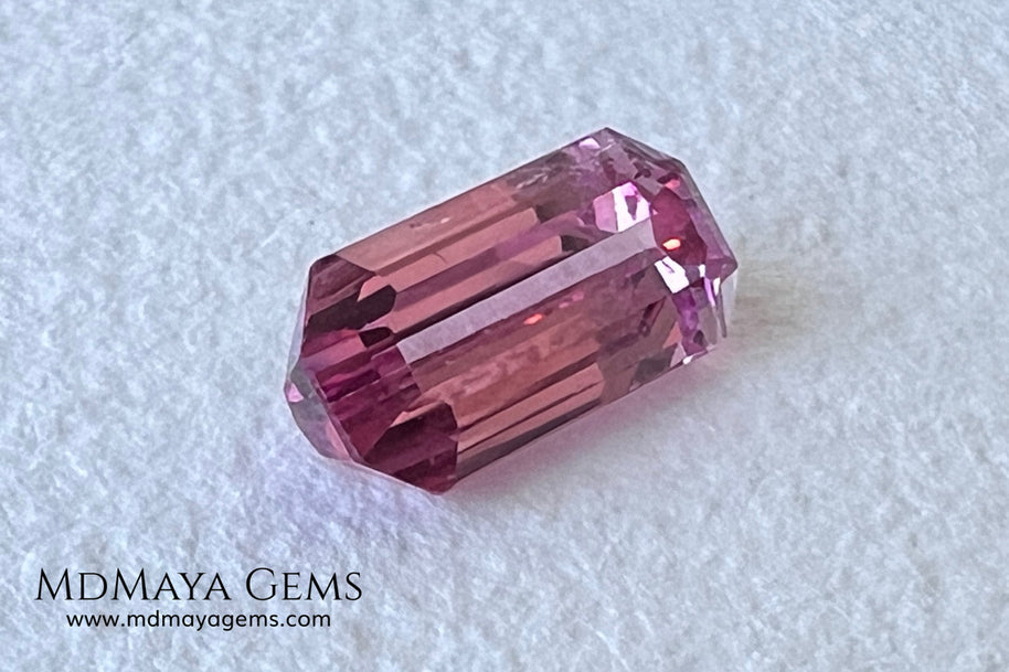 Red Tourmaline 1.69 ct – Light Red Octagon Elegance