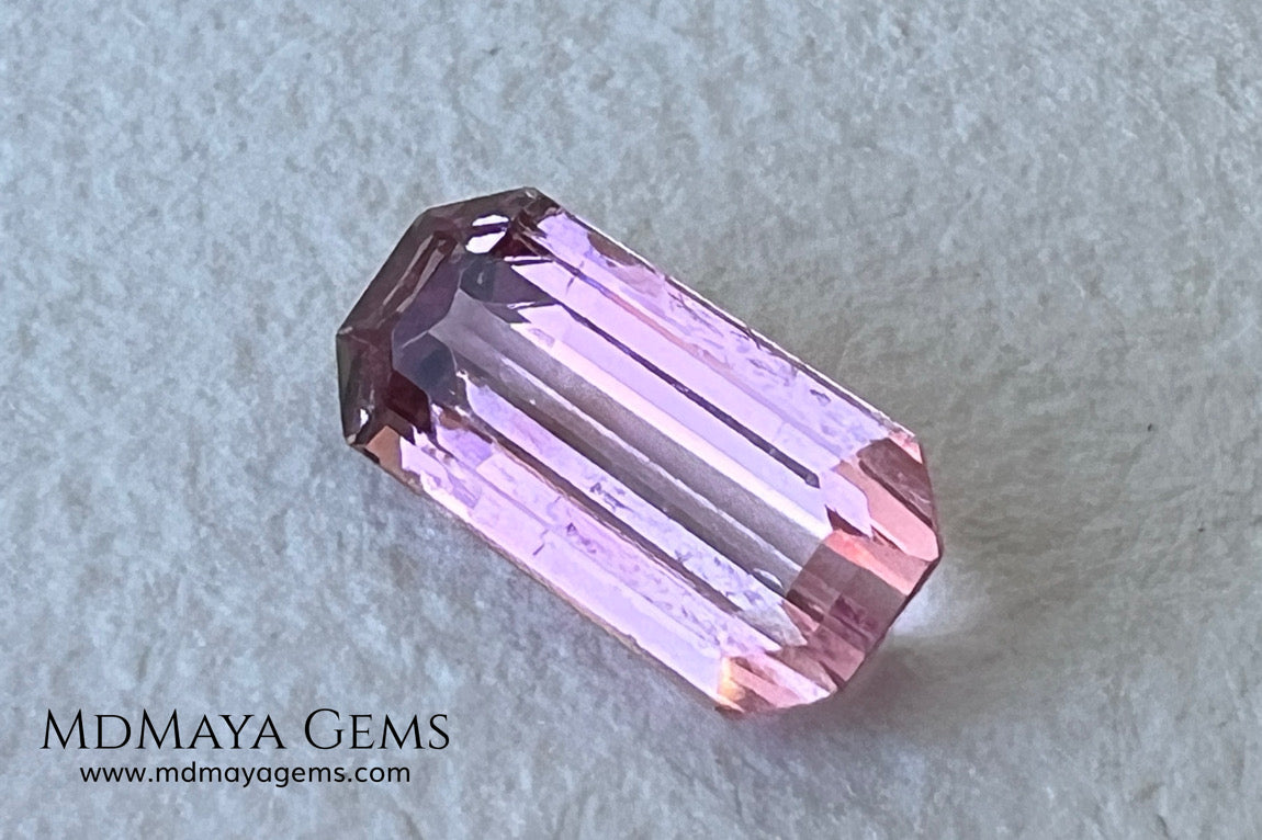 Red Tourmaline 1.69 ct – Light Red Octagon Elegance