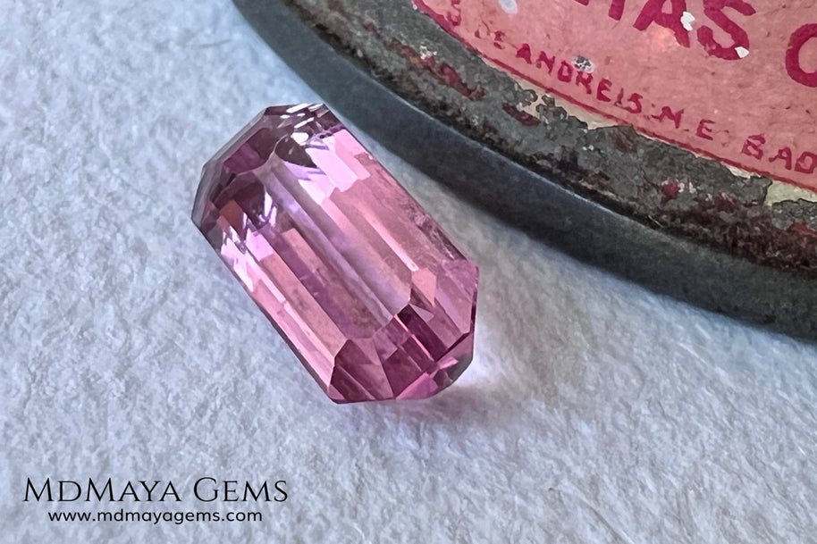 Red Tourmaline 1.69 ct – Light Red Octagon Elegance