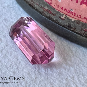 Red Tourmaline 1.69 ct – Light Red Octagon Elegance
