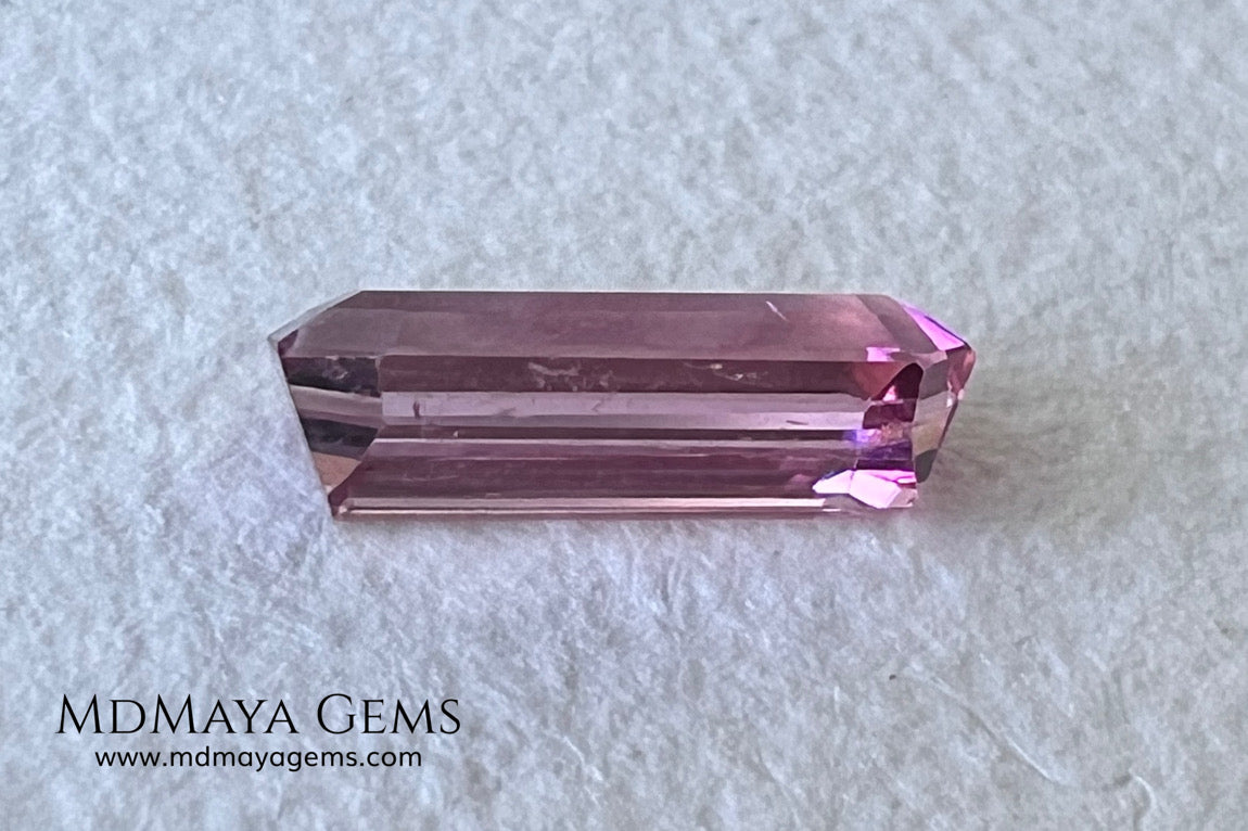 Red Tourmaline 1.69 ct – Light Red Octagon Elegance